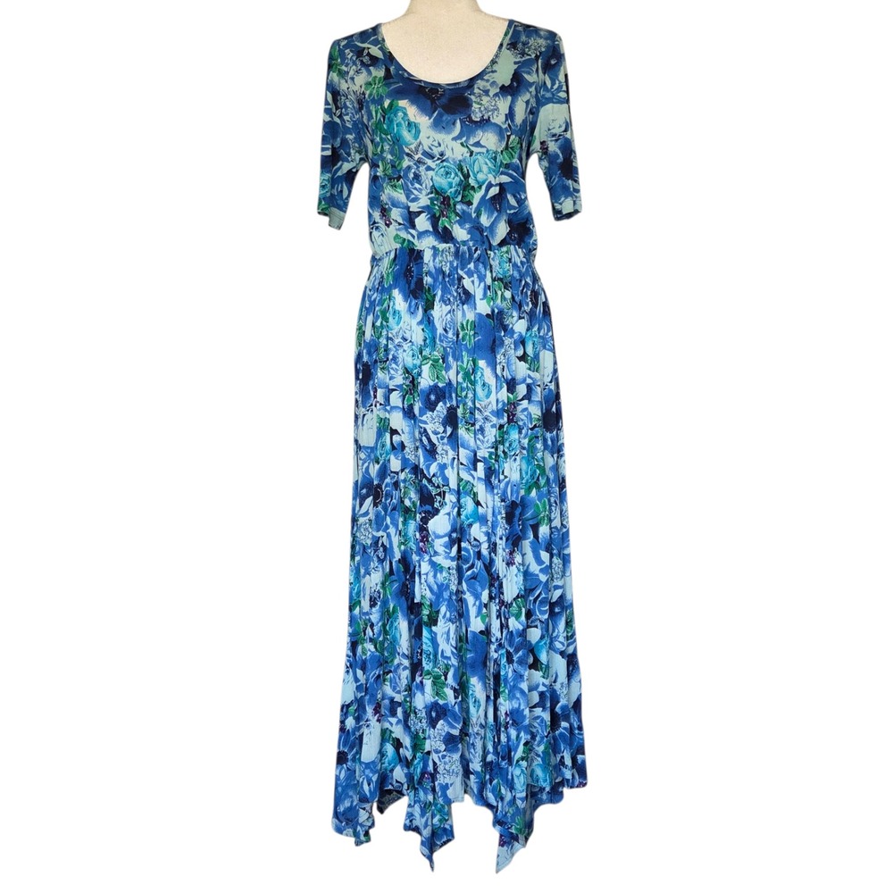 Phool‎ Feminine Floral Maxi Dress Flowy Romantic Whimsy Fairy Grunge Womens M